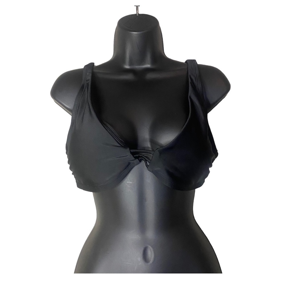 NWT Time & Tru Black Bikini Padded Top
